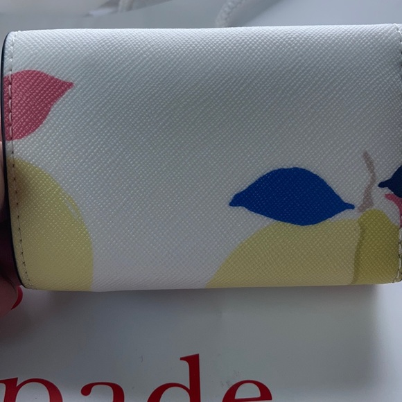 Kate spade micro tri fold wallet lemon zest - Picture 5 of 13